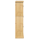 skoskab Corona 99x32x138 cm massivt fyrretræ