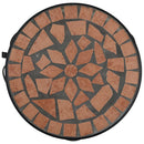 plantestativer 3 stk. keramik terracottafarvet