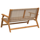 Havemøbler Beige 122 x 78 x 73 cm Massivt Akacietræ