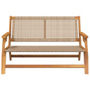 Havemøbler Beige 122 x 78 x 73 cm Massivt Akacietræ