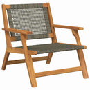 Havemøbler 2 pcs Grå 67 x 78 x 73 cm Massivt Akacietræ