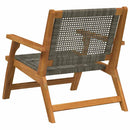 Havemøbler 2 pcs Grå 67 x 78 x 73 cm Massivt Akacietræ