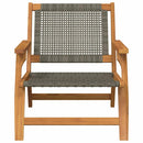 Havemøbler 2 pcs Grå 67 x 78 x 73 cm Massivt Akacietræ
