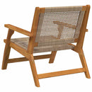 Havemøbler 2 pcs Beige 67 x 78 x 73 cm Massivt Akacietræ