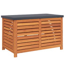 opbevaringsboks til haven 90x48x55 cm massivt eukalyptustræ