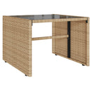 sofasæt til haven 4 dele med hynder polyrattan beige