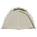 4-personers campingtelt quick-release grøn