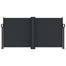 sammenrullelig sidemarkise 120 x 1000 cm sort