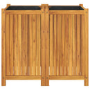 plantekasse med for 84x42x75 cm massivt akacietræ