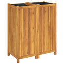plantekasse med for 84x42x100 cm massivt akacietræ
