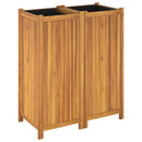 plantekasse med for 84x42x100 cm massivt akacietræ