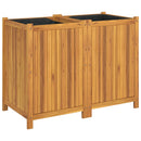 plantekasse med for 100x50x75 cm massivt akacietræ