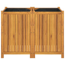 plantekasse med for 100x50x75 cm massivt akacietræ