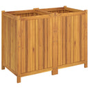 plantekasse med for 100x50x75 cm massivt akacietræ