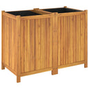 plantekasse med for 100x50x75 cm massivt akacietræ