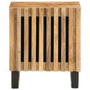sengeborde 2 stk. 40x34x46 cm massivt ru mangotræ