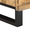 sengeborde 2 stk. 40x34x46 cm massivt ru mangotræ
