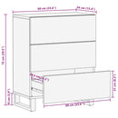 skænk 60x34x75 cm massivt ru mangotræ