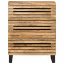 skænk 60x34x75 cm massivt ru mangotræ