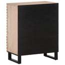 skænk 60x34x75 cm massivt mangotræ hvid