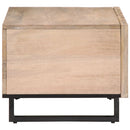 sofabord 80x51x40 cm massivt mangotræ