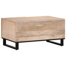 sofabord 80x51x40 cm massivt mangotræ
