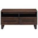 sofabord 80x55x40 cm massivt mangotræ brun
