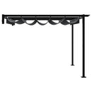 Pavillon 300 x 300 x 200 cm Antracit Polyester