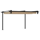 Pavillon 300 x 300 x 200 cm Gråbrun Polyester