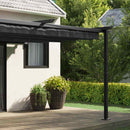 Pavillon 400 x 300 x 200 cm Antracit Polyester