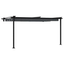 Pavillon 400 x 300 x 200 cm Antracit Polyester