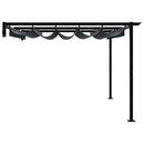 Pavillon 400 x 300 x 200 cm Antracit Polyester