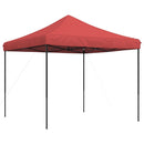 pop op-festtelt 292x292x315 cm foldbart bordeauxfarvet
