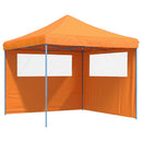 foldbart pop-up festtelt med 2 sidevægge orange