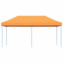 foldbart pop up-festtelt 580x292x315 cm orange