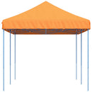 foldbart pop up-festtelt 580x292x315 cm orange
