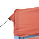 foldbart pop up-festtelt 580x292x315 cm terracotta
