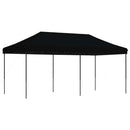 foldbart pop up-festtelt 580x292x315 cm sort