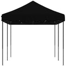 foldbart pop up-festtelt 580x292x315 cm sort