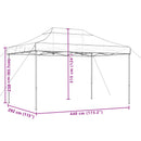 foldbart pop up-festtelt 440x292x315 cm grøn