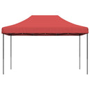 foldbart pop up-festtelt 440x292x315 cm bordeaux
