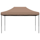 foldbart pop up-festtelt 440x292x315 cm cm brun