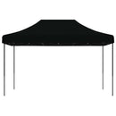 foldbart pop up-festtelt 440x292x315 cm sort