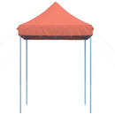 pop op-festtelt 200x200x306 cm foldbart terracottafarvet