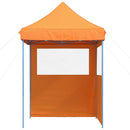 foldbart pop-up festtelt med 2 sidevægge orange