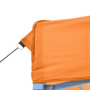 foldbart pop-up festtelt med 2 sidevægge orange
