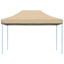 pop op-festtelt 410x279x315 cm foldbart beige
