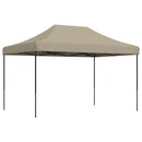 pop op-festtelt 410x279x315 cm foldbart gråbrun