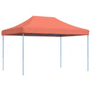 pop op-festtelt 410x279x315 cm foldbart terracottafarvet