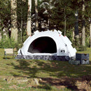 3-personers campingtelt quick-release mørklægning hvid